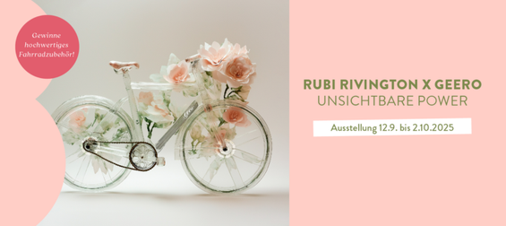 Rubi Rivington x Geero – Unsichtbare Power: KI-Kunst trifft E-Bike-Design