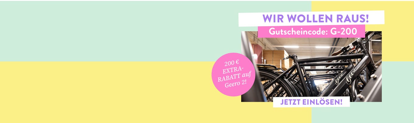 200 € EXTRA Rabatt auf Geero 2