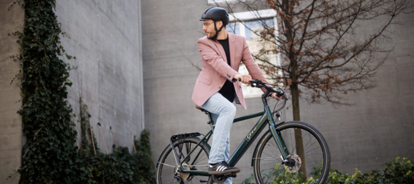 Das Geero E-Bike als Dienstrad
