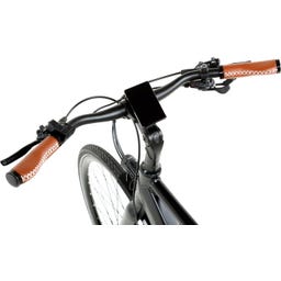 Geero FLEX E-Bike Pine 52 - braun & OLED-Display - gebogener Lenker