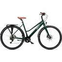 Geero FLEX E-Bike Pine 52 - braun & LC-Display - gebogener Lenker