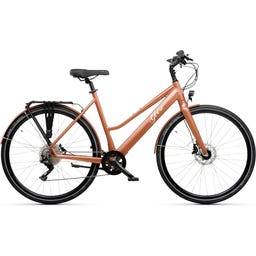 Geero FLEX E-Bike Copper 52 - schwarz & LC Display - gerader Lenker