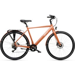 Geero FLEX E-Bike Copper 54 - schwarz & LC Display - gebogener Lenker