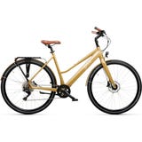 Geero FLEX E-Bike Gold 52 - braun & LC Display