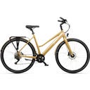 Geero FLEX E-Bike Gold 52 - schwarz & LC Display - gebogener Lenker