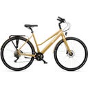 Geero FLEX E-Bike Gold 52 - schwarz & OLED Display - gebogener Lenker