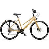 Geero FLEX E-Bike Gold 52 - schwarz & OLED Display