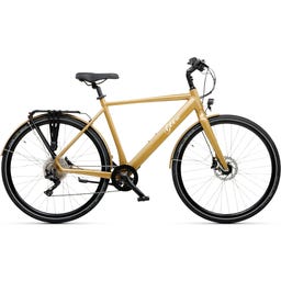 Geero FLEX E-Bike Gold 54 - schwarz & LC Display - gerader Lenker