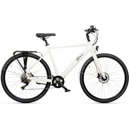 Geero FLEX E-Bike Cream 54 - schwarz & LC Display - gerader Lenker