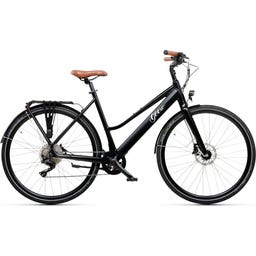 Geero FLEX E-Bike Vinyl 52 - braun & LC Display - gebogener Lenker