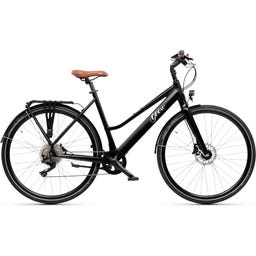 Geero FLEX E-Bike Vinyl 52 - braun & OLED Display - gerader Lenker