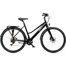 Geero FLEX E-Bike Vinyl 52 - schwarz & LC Display - gebogener Lenker