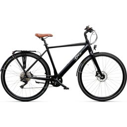 Geero FLEX E-Bike Vinyl 54 - braun & OLED Display - gerader Lenker