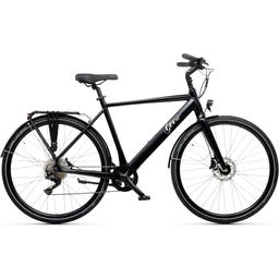 Geero FLEX E-Bike Vinyl 54 - black & LC display - curved handlebars
