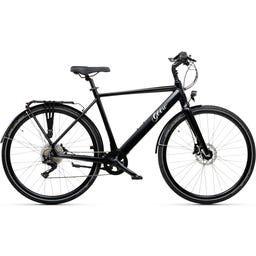 Geero FLEX E-Bike Vinyl 54 - schwarz & OLED Display - gerader Lenker