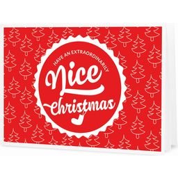 Nice Christmas – Geschenk-Gutschein zum Selberdrucken