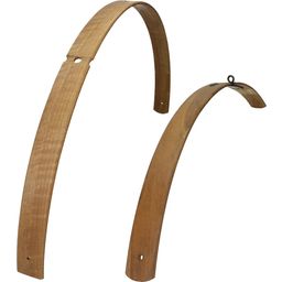 Wooden Fenders Mudguards made of Walnut Wood - 1 set